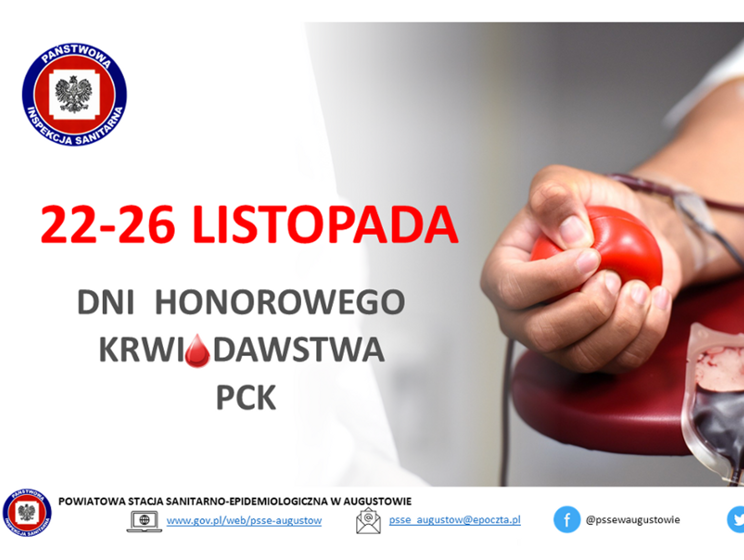 Dni Honorowego Krwiodawstwa Polskiego Czerwonego Krzy A