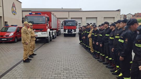 [FOTO] Pomorscy strażacy ruszają z pomocą na południe Polski