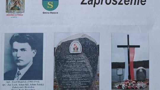 Gołubie i Szymbark uczczą 82. rocznicę śmierci kpt. Józefa Dambka