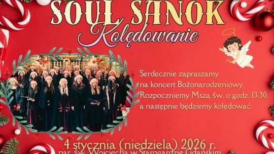 Kolędowanie z zespołem Soul Sanok w Starogardzie Gdańskim