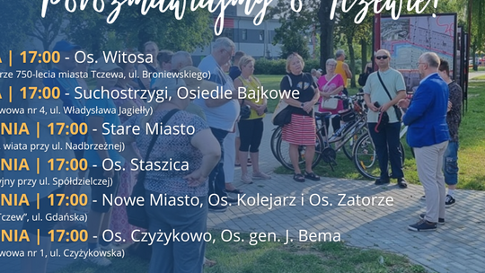 Letnie spotkania z prezydentem Tczewa. Chce poznać problemy i pomysły mieszkańców