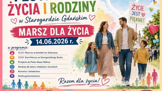 Marsz dla Życia już 14 czerwca w Starogardzie!