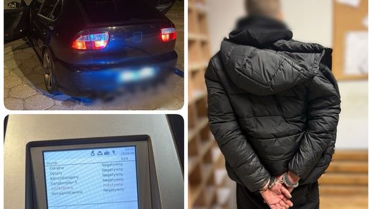 Narkotyki wypadły spod kierownicy – 23-latek zatrzymany przez wywiadowców