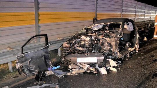 Pijany Niemiec doprowadził do czołówki na autostradzie A1 w powiecie starogardzkim. Został tymczasowo aresztowany