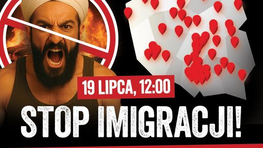 Pikieta ANTYIMIGRACYJNA w Starogardzie Gdańskim