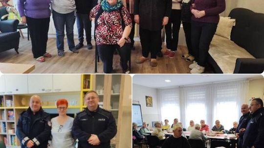 Policyjne spotkanie z mieszkańcami w Środowiskowym Domu Pomocy w Tczewie