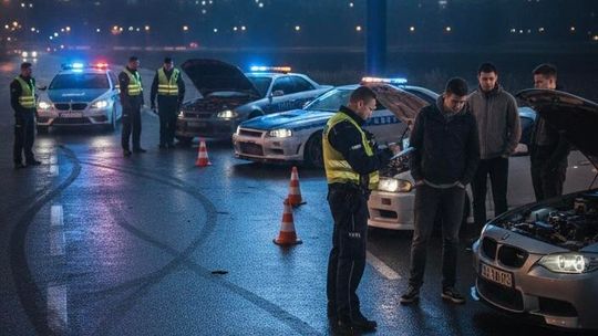 Rewolucja na drogach: Od 29 stycznia surowe kary za nielegalne zloty i drift