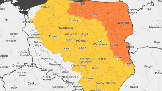 UWAGA: Nawet -29 °C w powiecie starogardzkim! Wydano ostrzeżenie II stopnia!