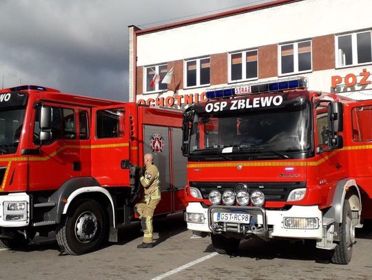 2 minuty i 14 sekund... OSP Zblewo zdało test na piątkę! 