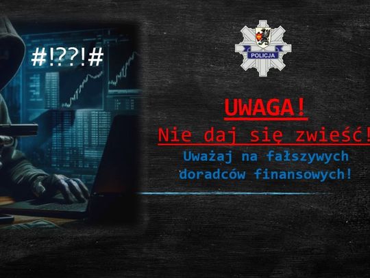 32-latek ze Starogardu stracił ponad 70 tys. złotych. Policja ostrzega przed fałszywymi doradcami finansowymi