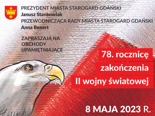 78. rocznica zakończenia II wojny światowej. Zapraszamy na uroczystości