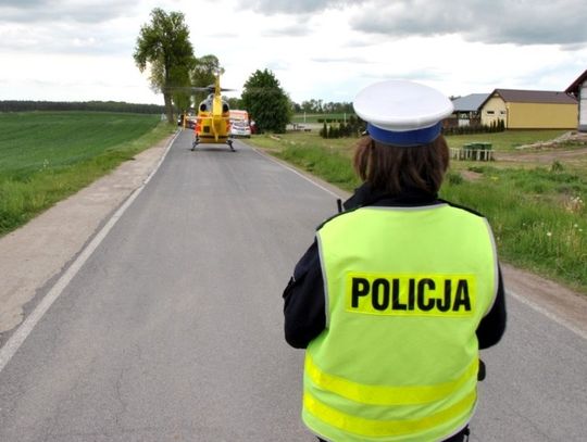 8-latek wjechał rowerem pod samochód! Chłopiec został zabrany helikopterem do szpitala