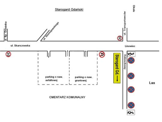 Akcja Znicz 2017 – zmiany organizacji ruchu
