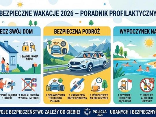 Bezpieczne wakacje 2026. Jak przygotować się do letniego wyjazdu?
