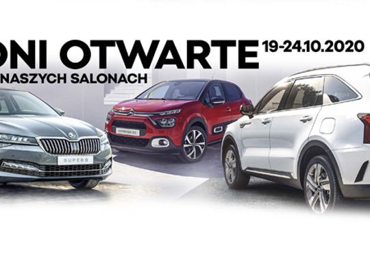 Dni otwarte 19-24 października w salonach KIA i Skoda HADM Gramatowski w Starogardzie Gd.