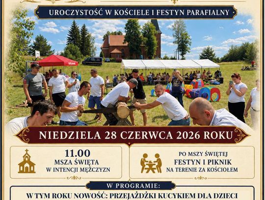 Dzień Ojca ze Świętym Józefem w Hucie Kalnej. W niedzielę odbędzie się festyn parafialny