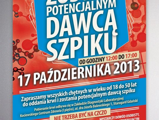 Dzisiaj w szpitalu Dzień Dawcy Szpiku. Podziel się życiem!