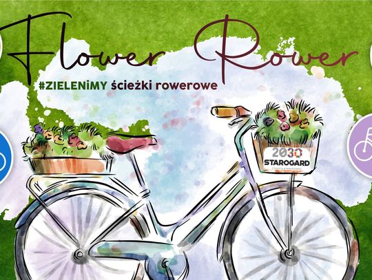 Flower Rower - ZIELENiMY ścieżki rowerowe