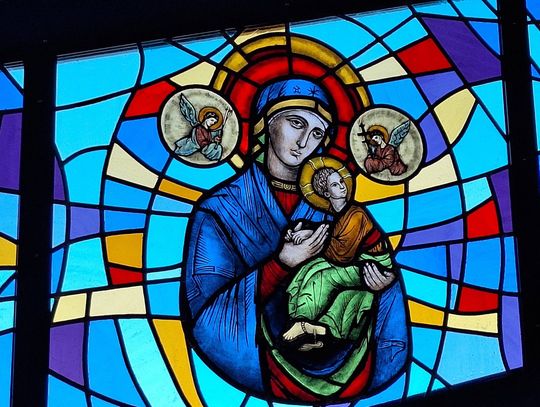 [FOTO] Nowy witraż w kościele Miłosierdzia Bożego