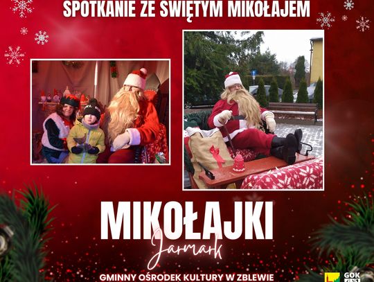Gminne Mikołajki i Jarmark Świąteczny w Zblewie