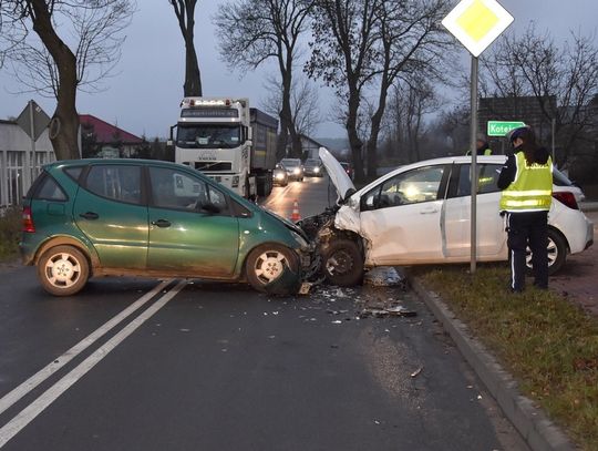 Groźny wypadek na ulicy Lubichowskiej i... kolejny kierowca bez uprawnień 