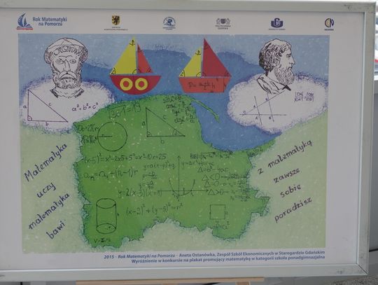 I i II miejsce w konkursie na plakat promujący matematykę