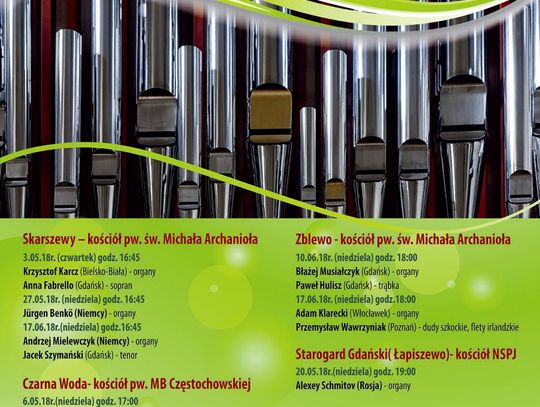 II Międzynarodowy Festiwal Muzyki Organowej na Kociewiu