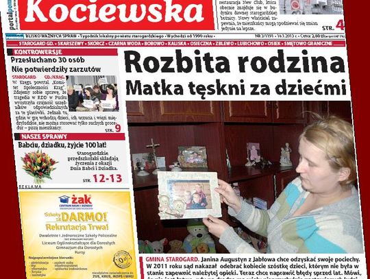 Już dziś w Gazecie Kociewskiej