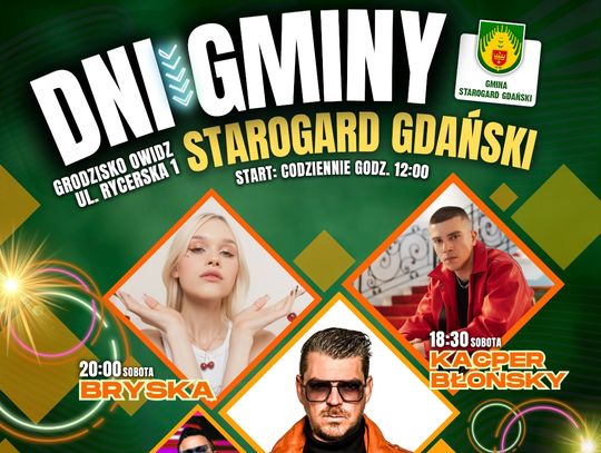 Już w ten weekend Dni Gminy Starogard Gdański!
