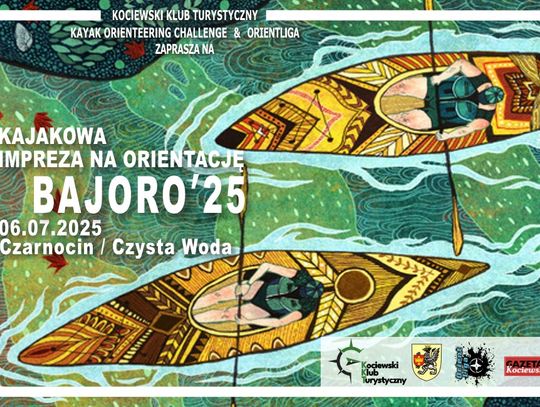 Kajakowy Rajd na Orientację - Bajoro '25! Zachęcamy do udziału