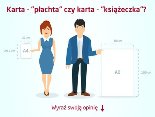 Karta „płachta” czy karta „książeczka”? Konsultacje z mieszkańcami już w czwartek 