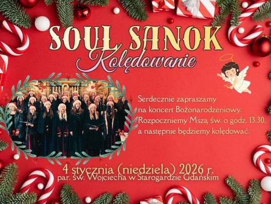 Kolędowanie z zespołem Soul Sanok w Starogardzie Gdańskim