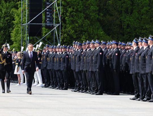 Kolejny strażak z awansem. Promocję otrzymał podczas uroczystości w Warszawie