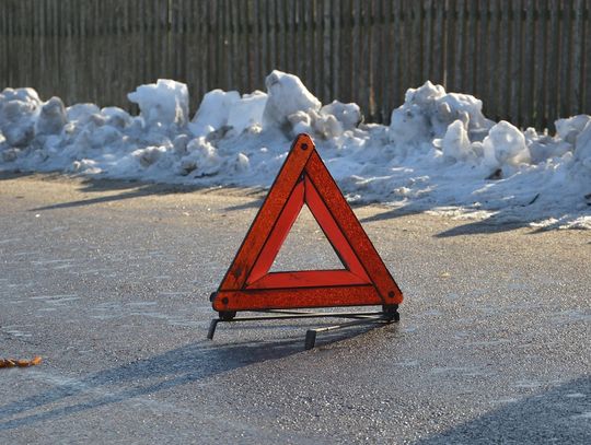 Kolizja na ulicy Dworcowej w Skarszewach 