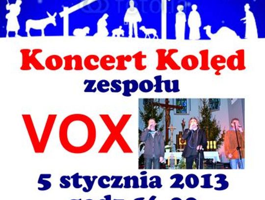 Koncert kolęd - VOX  w Skarszewach