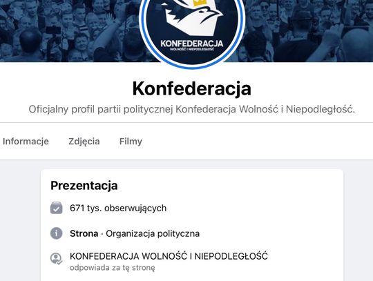 Konfederacja zablokowana na Facebooku. Atak na wolność słowa w Polsce?