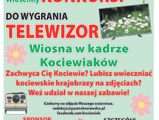 KONKURS! "Wiosna w kadrze Kociewiaków" DO WYGRANIA TELEWIZOR!