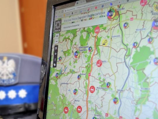 Mapa zagrożeń w 2017 roku. Policjanci odnotowali 915 zgłoszeń 