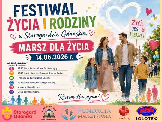 Marsz dla Życia już 14 czerwca w Starogardzie!