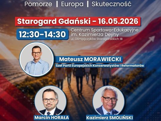 Mateusz Morawiecki odwiedzi Starogard. Spotkanie zaplanowano na najbliższą sobotę