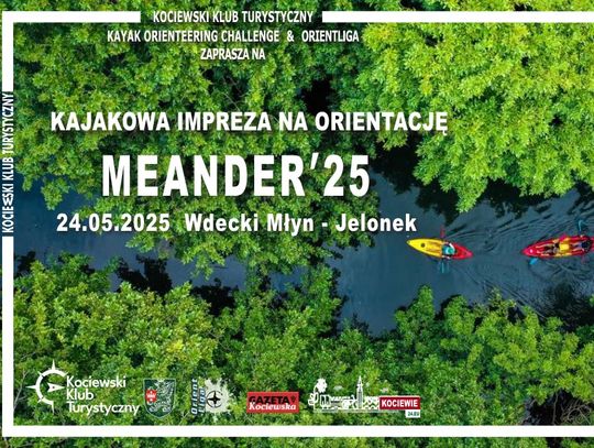 Meander '25 - Kajakowy Rajd na Orientację! Zawody już jutro w pobliżu Wdeckiego Młyna