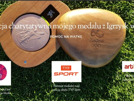 Medal Oktawii Nowackiej trafia na aukcję charytatywną