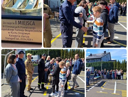 Młodzi mistrzowie kierownicy w Starogardzie Gdańskim. Za nami powiatowe eliminacje turnieju BRD!