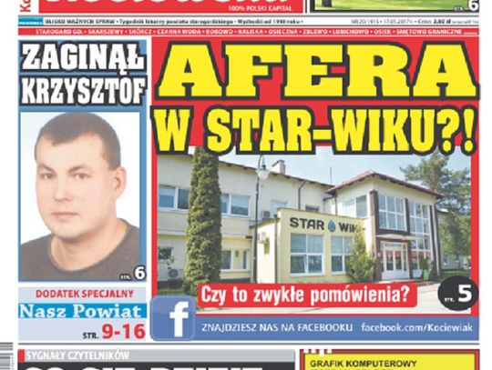 Najnowsza Gazeta Kociewska już w Twoim kiosku!