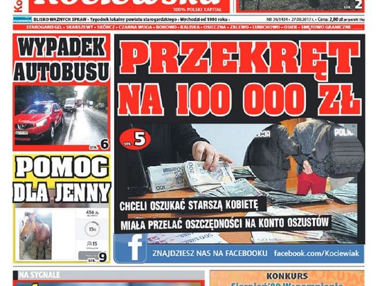 Najnowsza Gazeta Kociewska już w Twoim kiosku