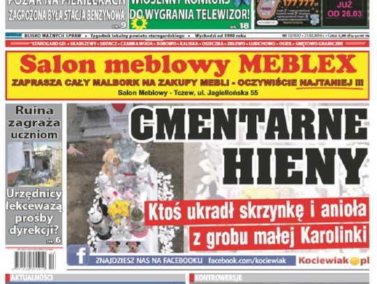 Najnowsza Gazeta Kociewska już w Waszych kioskach!