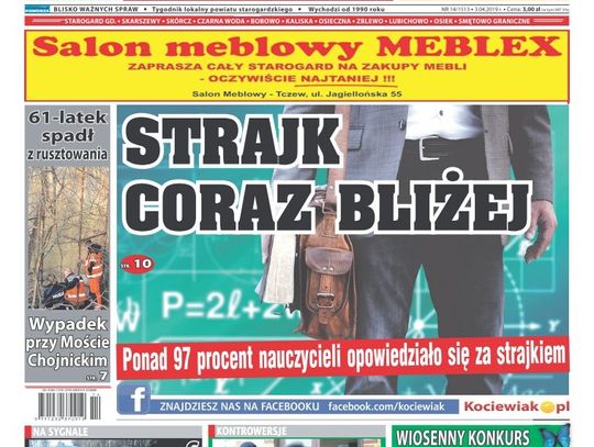 Najnowsza Gazeta Kociewska już w Waszych kioskach!