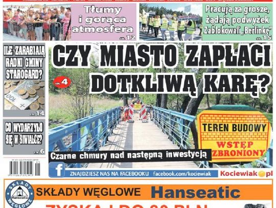 Najnowsza Gazeta Kociewska już w Waszych kioskach!