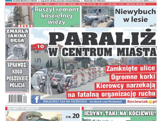 Najnowsza Gazeta Kociewska już w Waszych kioskach!