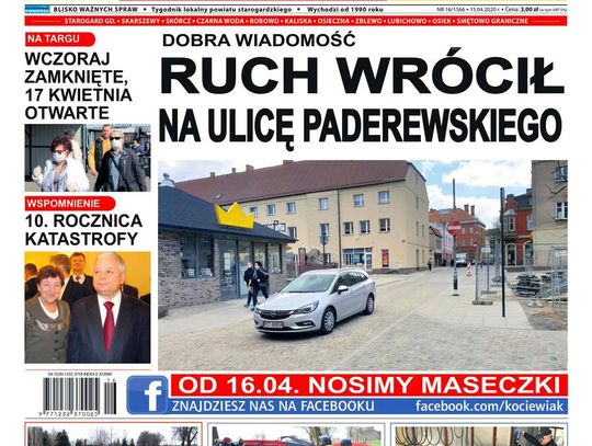 Najnowsza Gazeta Kociewska już w Waszych kioskach!
